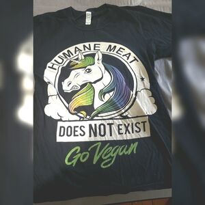 CompassionCo Vegan Unicorn unisex tee